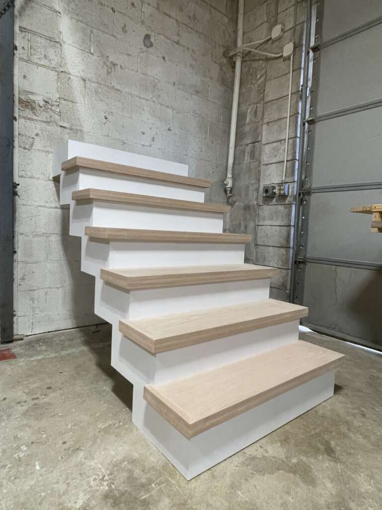 Handrails and balustrades built for a residential staircase.
